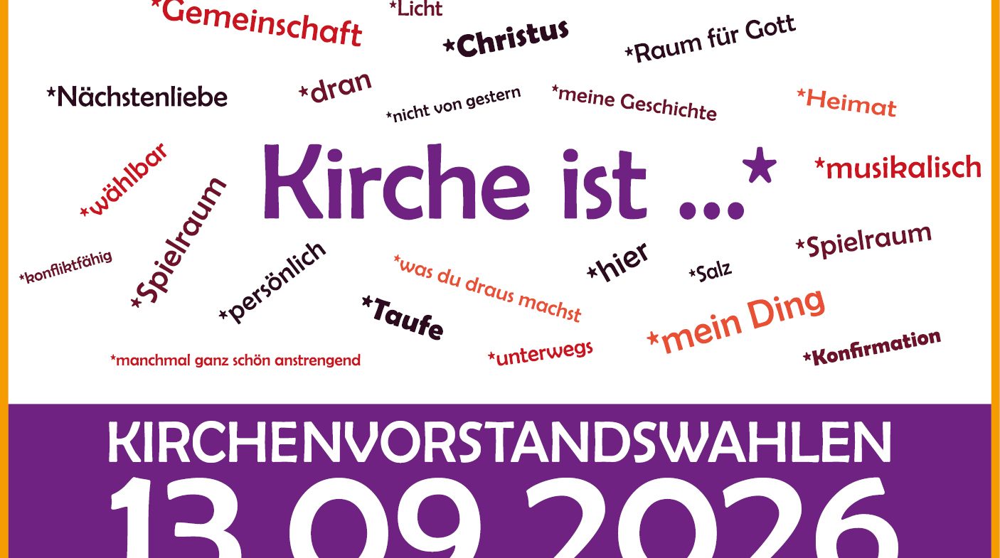 Kirchenvorstandswahl am 13. September 2026